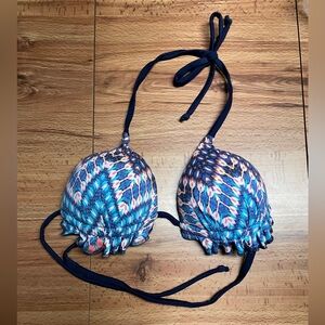 Kaleidoscope Print Bikini Top